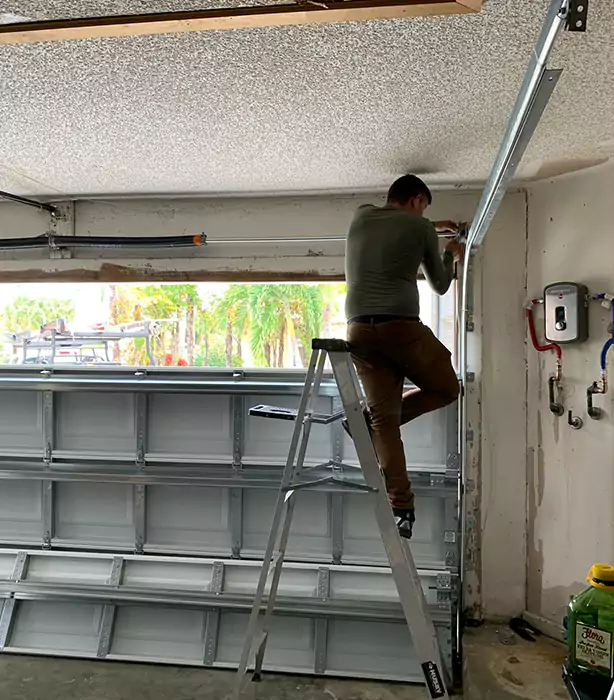 Garage Door Hinge Replacement in Greenacres, FL