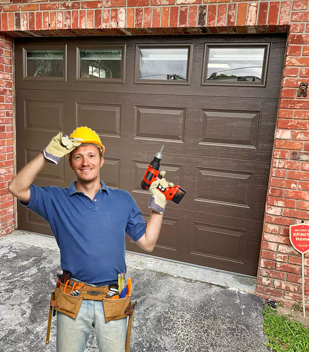 Single Garage Door Replacement in Greenacres, FL