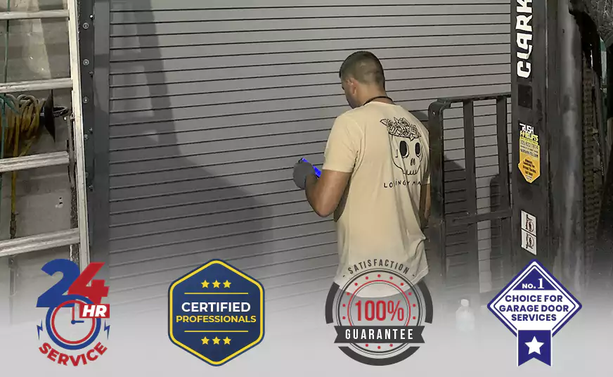 Garage Door Bottom Panel Repair in Greenacres, FL